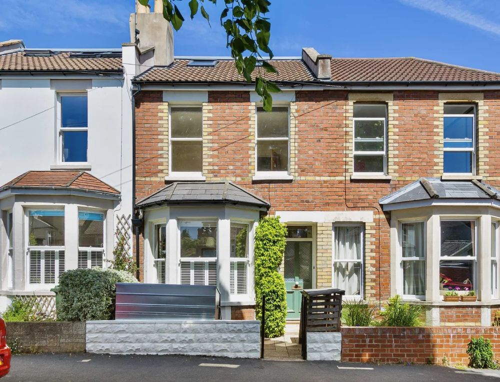 Terraced house loft conversion exterior